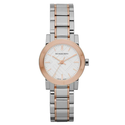 Burberry Ladies Watch The City Two tone Rose Gold 26mm BU9205