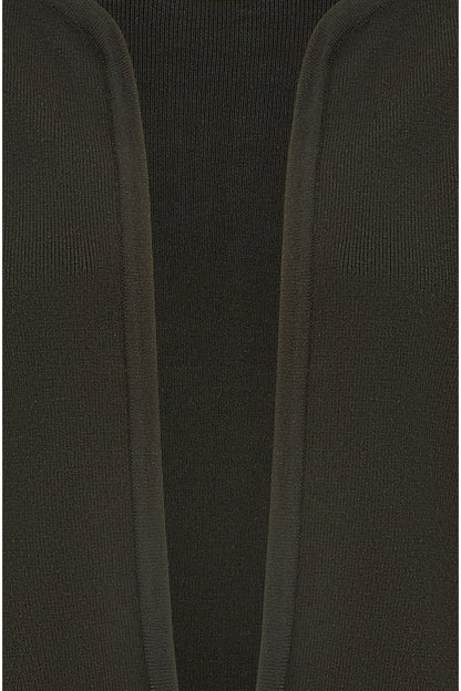 Yumi Black Cropped Cardigan With Bell Sleeves