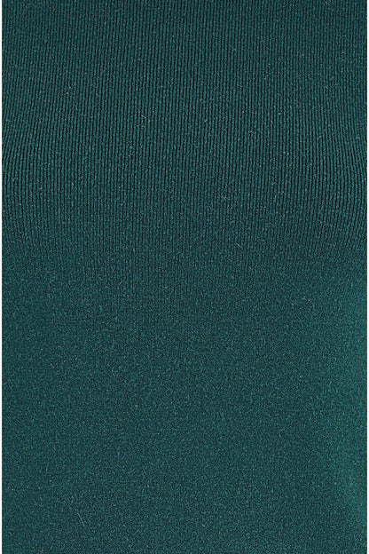 Yumi Green Sparkle Knit Jumper