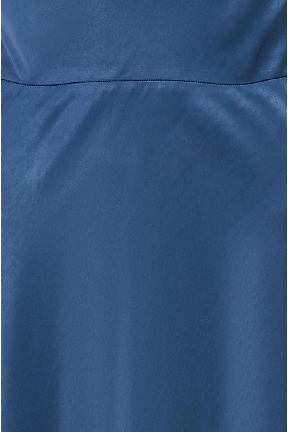 Yumi Navy Satin Cowl Neck Midi Slip Dress