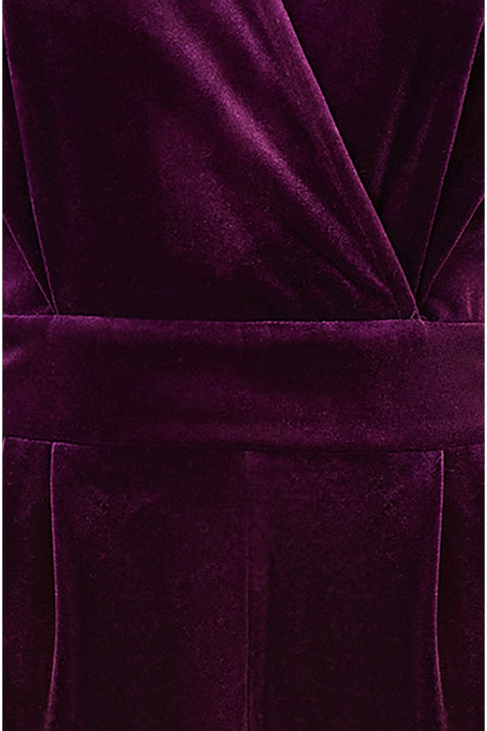 Yumi Purple Jumpsuit With Angel Sleeves
