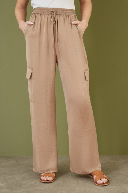 Yumi Stone Cargo Trousers